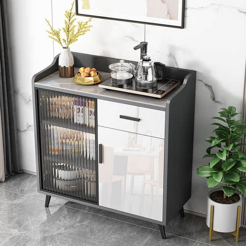 唯旺轻奢储物岩板茶水柜工厂直销