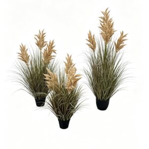 花饰界办公室装饰造景毛毛草户外仿真狗尾草塑料芦苇草超大丝茅草