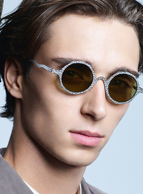 EMPORIO ARMANI太阳镜男款墨镜圆形眼镜0EA2166