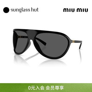 MIU MIU/缪缪太阳镜女墨镜不规则形眼镜0MU A01S