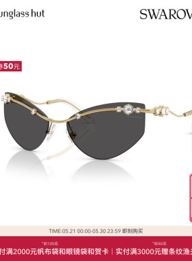 SWAROVSKI/施华洛世奇太阳镜女款墨镜不规则形眼镜0SK7039