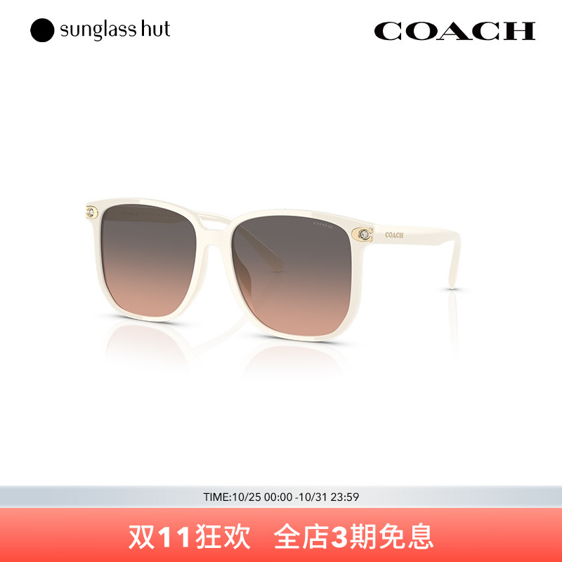 COACH/蔻驰防晒方形休闲太阳镜