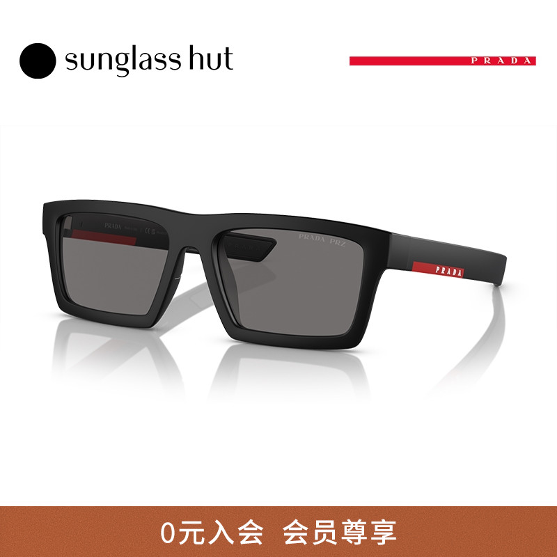 PRADA LINEA ROSSA|普拉达太阳眼镜男偏光墨镜0PS 02ZSU
