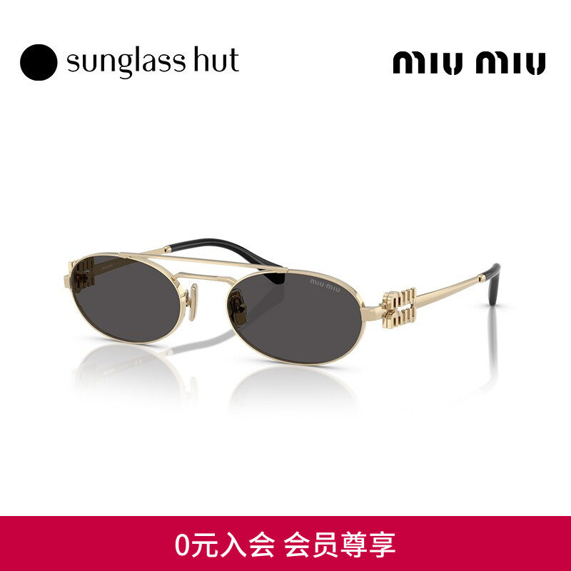 MIU MIU/缪缪太阳镜女款墨镜椭圆形眼镜0MU 54ZS