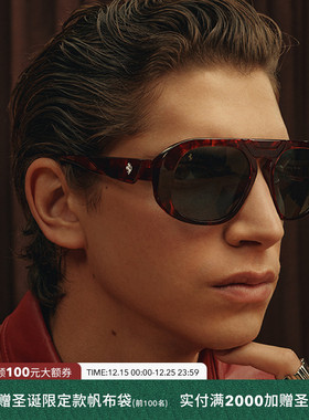 FERRARI法拉利【春夏新品】太阳镜男开车墨镜枕形偏光眼镜FH2014U