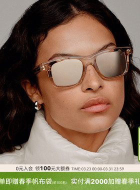 MONCLER/盟可睐太阳镜男女墨镜方形眼镜0ME6004F