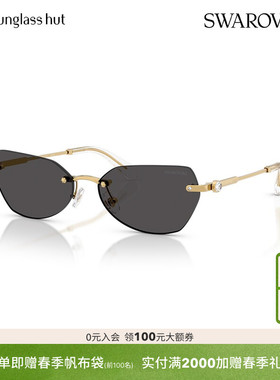 SWAROVSKI太阳镜女款墨镜不规则形眼镜0SK7038