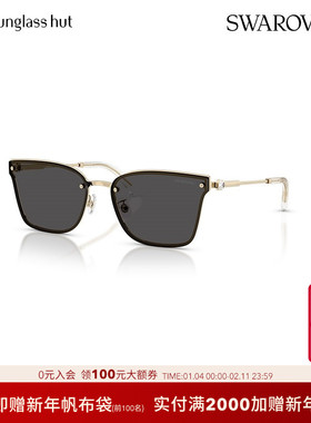 施华洛世奇【春夏新品】太阳镜女款墨镜潮流不规则形眼镜0SK7036D