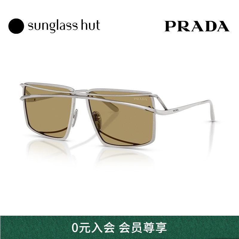 【2025秋冬新品】PRADA太阳镜男款墨镜不规则形眼镜0PR C55S