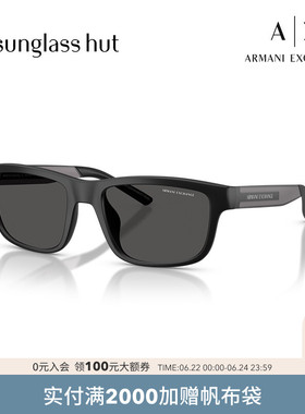 ARMANI/阿玛尼【父亲节礼物】太阳镜男墨镜长方形眼镜0AX4169SU