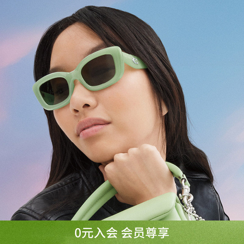 COACH/蔻驰太阳镜女时尚搭配墨镜长方形眼镜0HC8390U