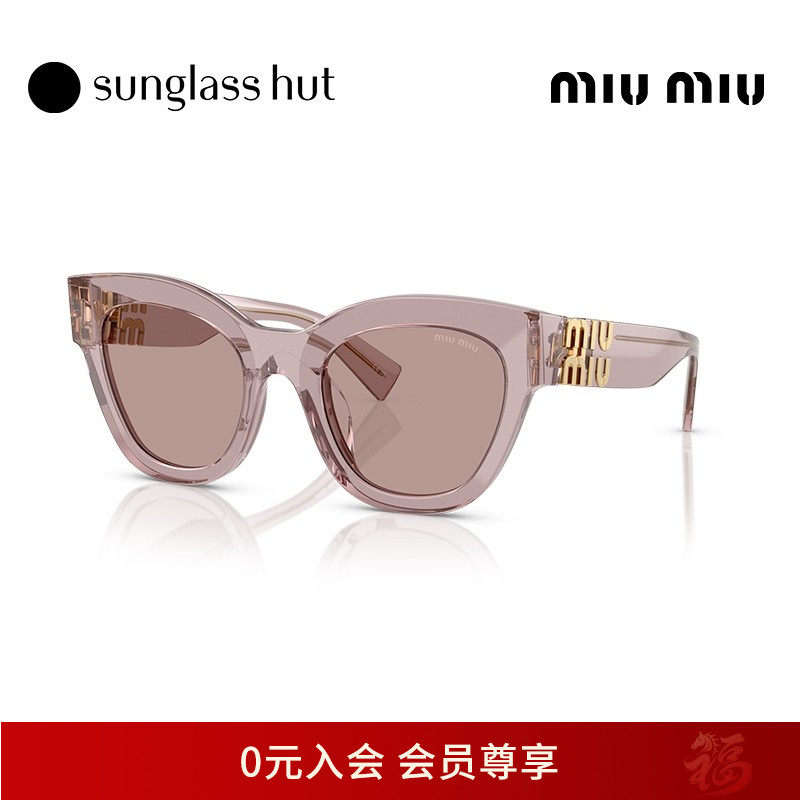 MIU MIU/缪缪太阳镜女款墨镜方形眼镜0MU 01YSF