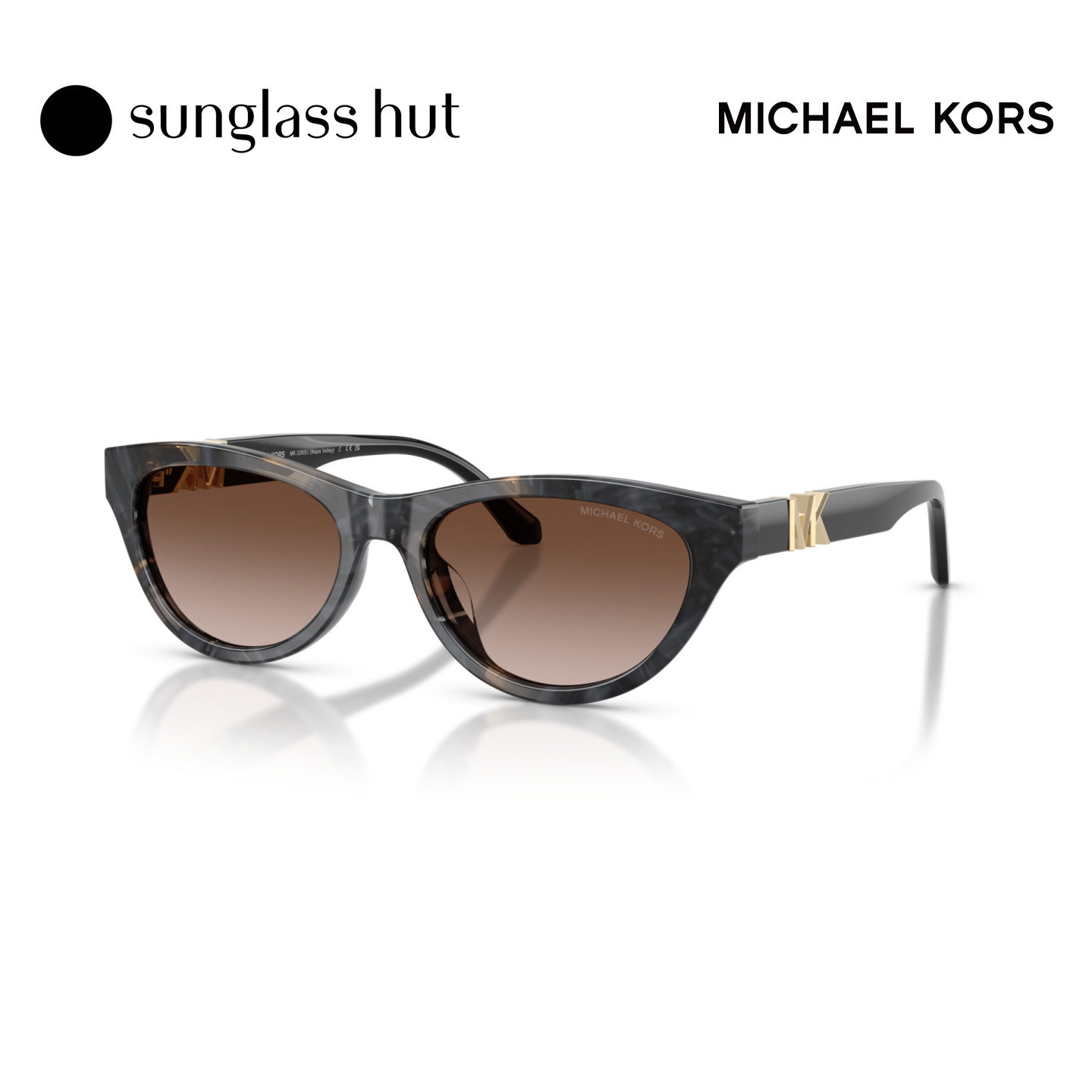 Michael Kors迈克高仕秋冬新品太阳镜女款椭圆形墨镜0MK2293U