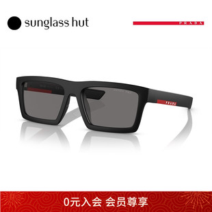 普拉达太阳眼镜男偏光墨镜0PS ROSSA 02ZSU LINEA PRADA