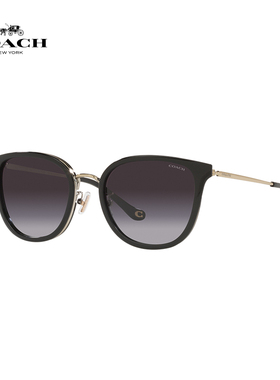 COACH蔻驰女款方形尼龙0HC7135太阳眼镜墨镜