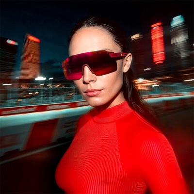 FERRARI SCUDERIA太阳眼镜男墨镜长方形0FZ6024U