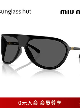 MIU MIU/缪缪太阳镜女墨镜不规则形眼镜0MU A01S