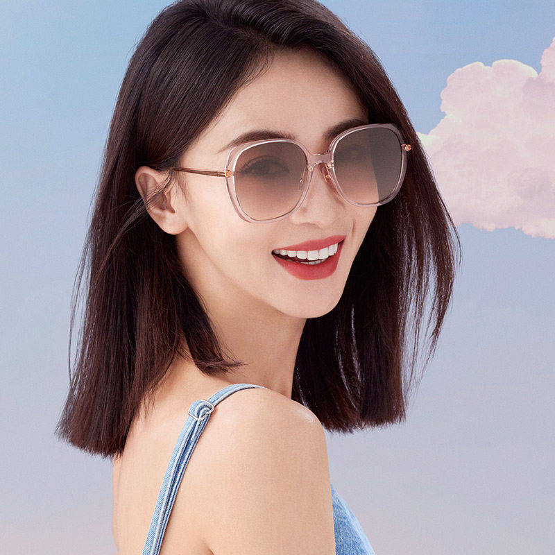 COACH/蔻驰春季新款太阳镜女渐变吴谨言同款墨镜方形眼镜0HC8403D