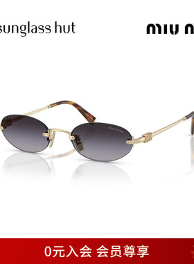 MIU MIU/缪缪【2025秋冬新品】太阳眼镜女渐变色墨镜椭圆0MU A54S