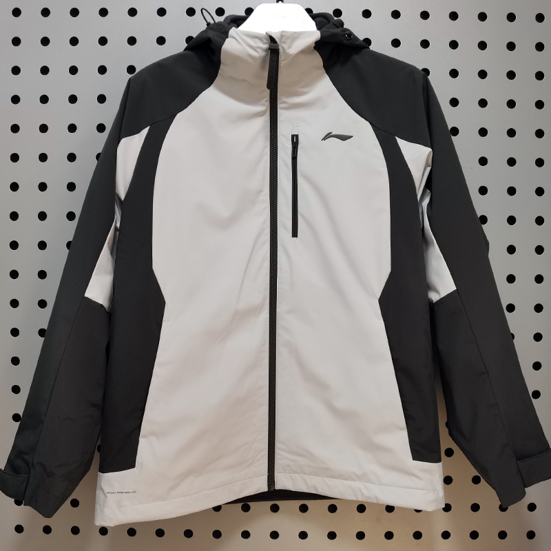 李宁男子加绒保暖三合一风衣