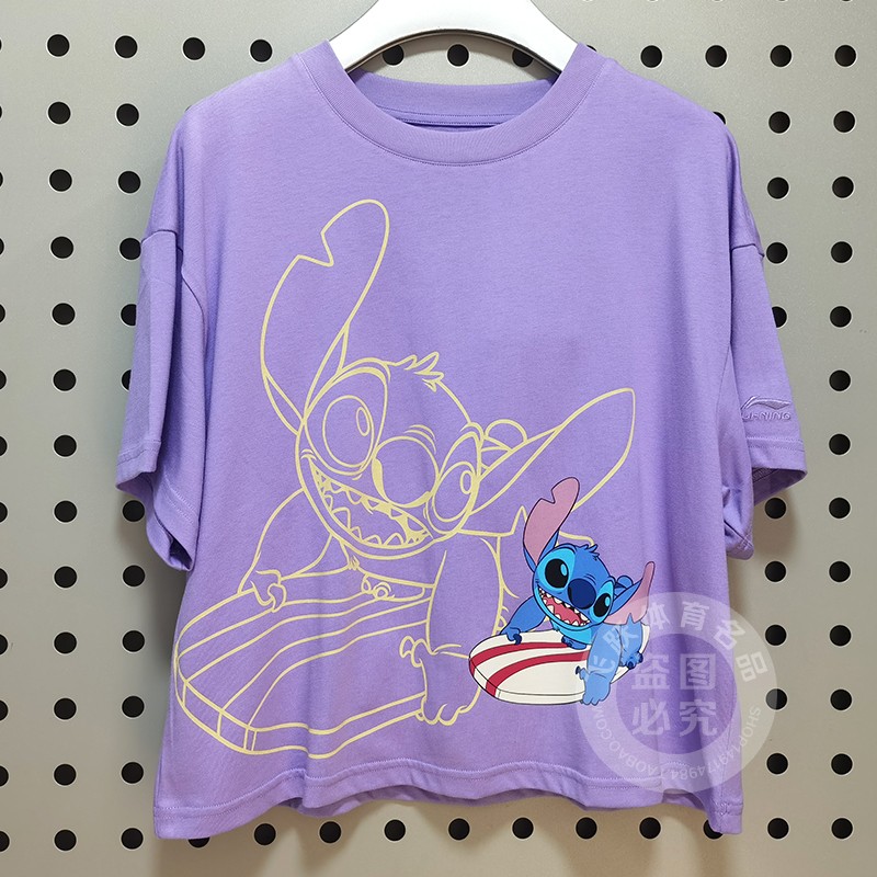 李宁女子迪士尼宽松短袖