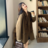 【现货】条纹羊毛西装外套P180-K268，女装西装，浙宝128A