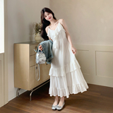 【现货】主推白色吊带连衣裙P155-K248，女装连衣裙，浙宝128A