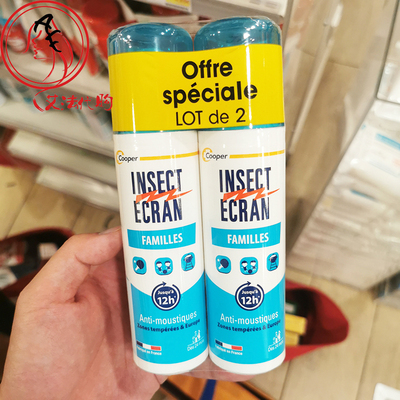 法国insectecran宝宝100ml防蚊水