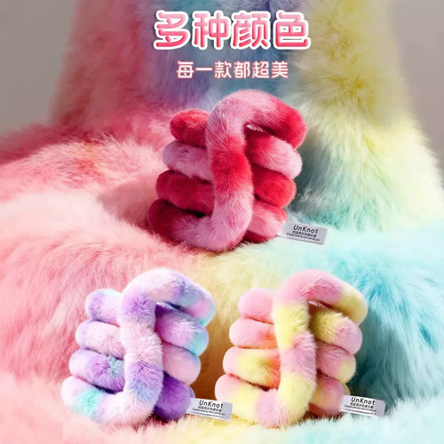 tangle正版扭扭乐毛绒解压玩具