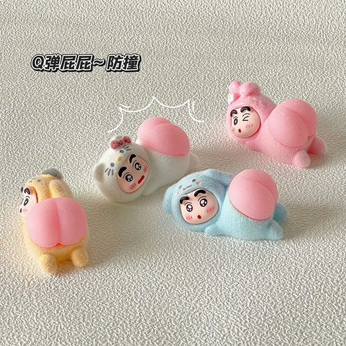 蜡笔小新硅胶门防撞贴
