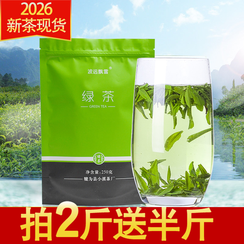 清香耐泡雨前茶2026新茶现货产地直发大片雀舌碎茶片散装