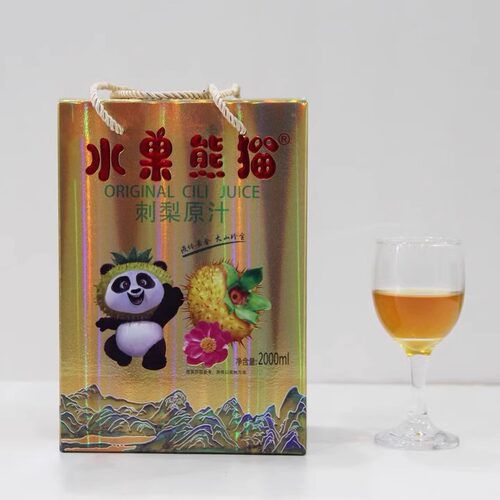 山珍宝贵州特产刺梨原汁超值2L无菌袋装刺梨汁饮品VC饮料年货饮品
