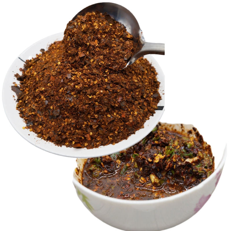 贵州特产遵义柴火煳辣椒500g散装糊辣椒面胡辣椒虾子特产仡乡味