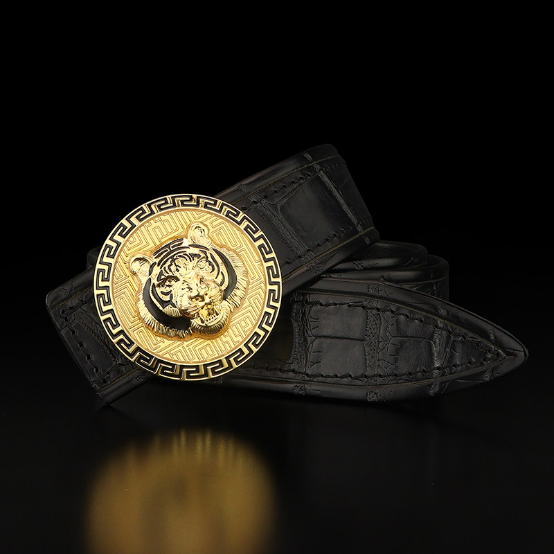 男士牛皮铜扣时尚腰带