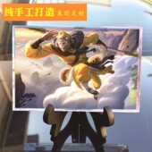 猴子孙悟空王者游戏周边纪念品水晶玻璃相框桌面摆件男女生日礼物