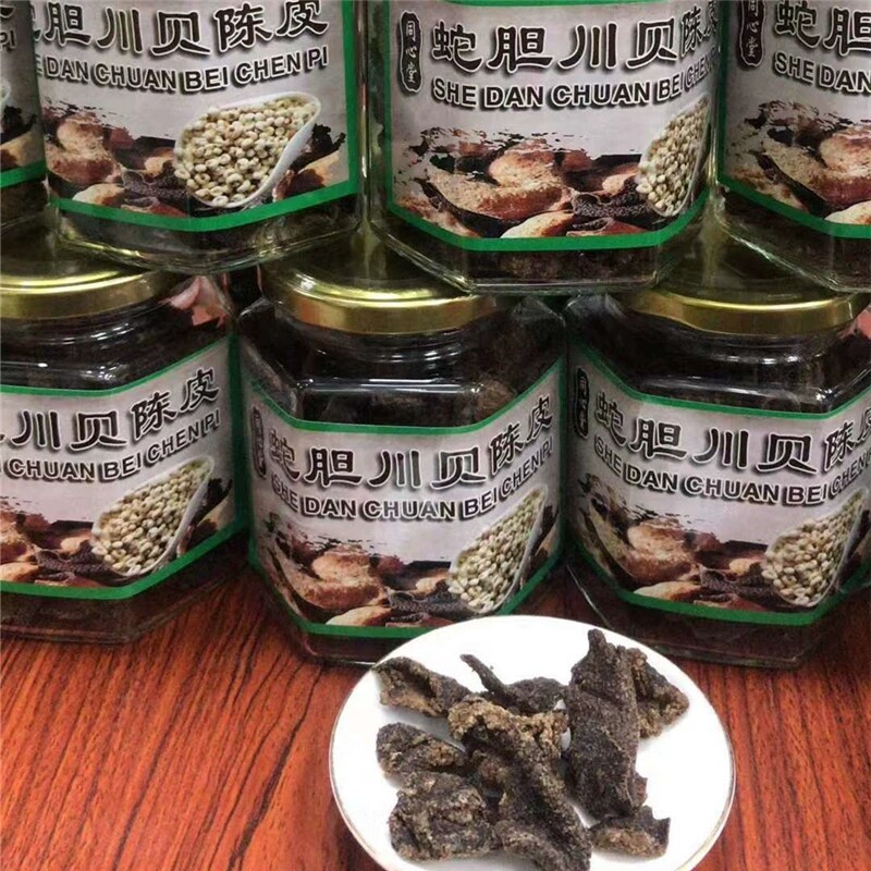 同心堂蛇胆川贝老陈皮干清热解火软糯陈皮咸香低盐陈皮条泡茶干吃