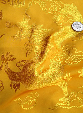 中国风传统复古金黄色高品质布料