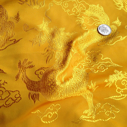 中国风传统复古金黄色高品质布料