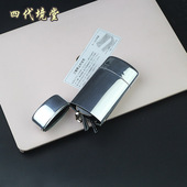 小巧铝合金折叠老花眼镜盒子男女便携防压轻便中老年人折叠式 镜盒