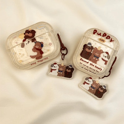 英文现货生日快乐小熊纸质插牌