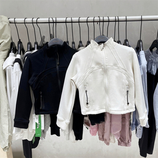 2026秋季新品童装女童瑜伽外套春秋修身短款儿童拉链夹克立领卫衣