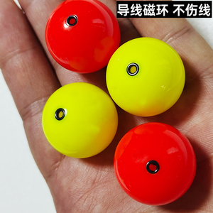 升级版路亚逗钓半水浮球自带配重四季通钓洛阳球逗钓鲫鲤草鳊青鱼