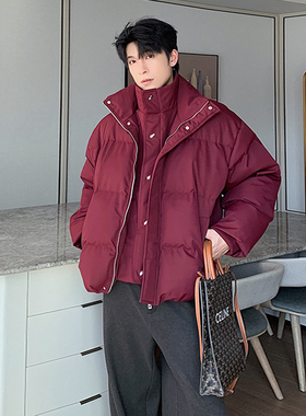 一轩轩hlds【漠河雪夜】冬季男款外套石墨烯绒棉服男装保暖棉衣