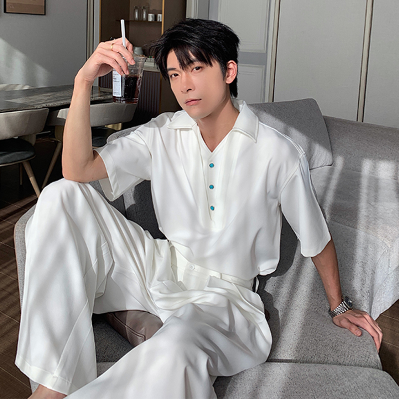 一轩轩男士穿搭一整套夏季男装