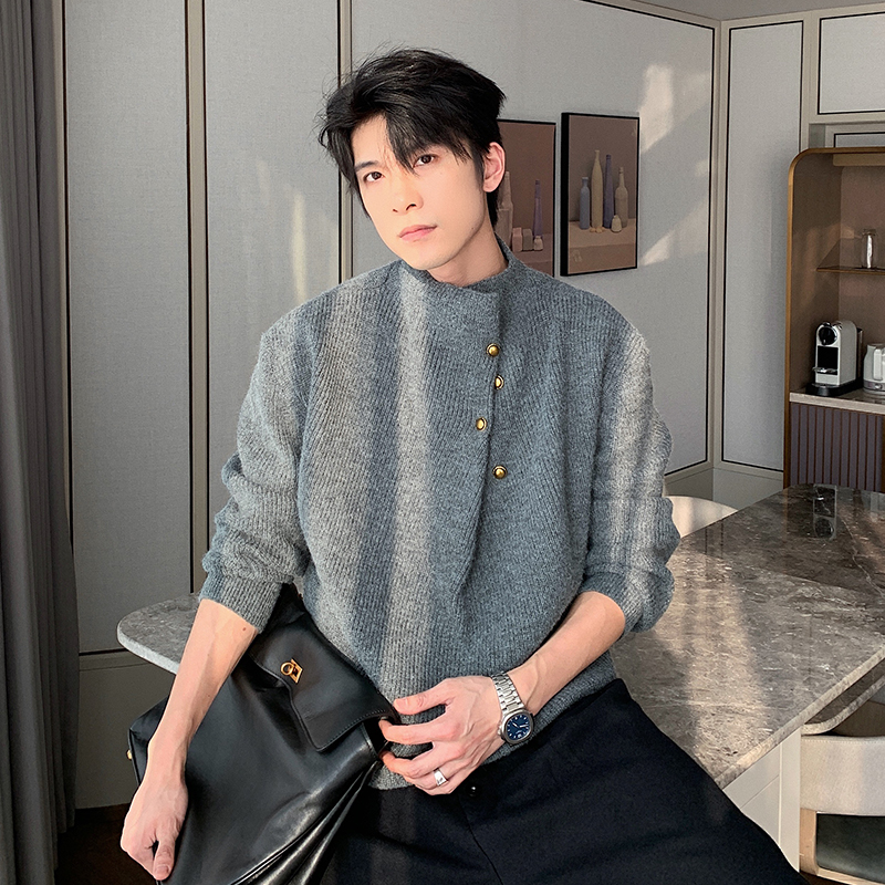 Hualun套头不规则针织衫