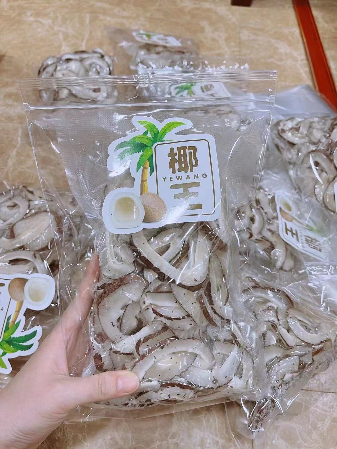 印度椰子皇切片真空包装煲鸡汤大
