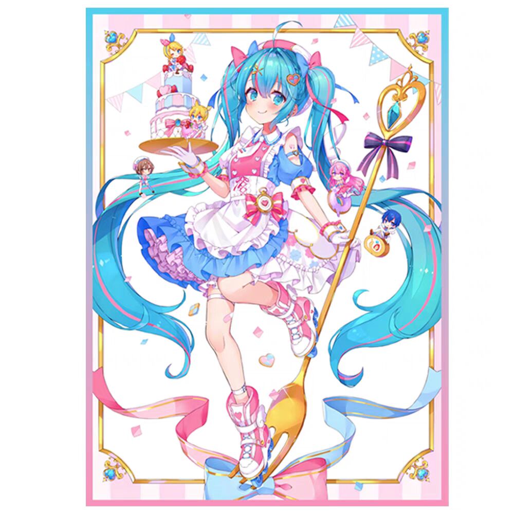 初音未来卡套游戏王PTCGDTCG宝可梦WS数码万智牌套内套保护妹套