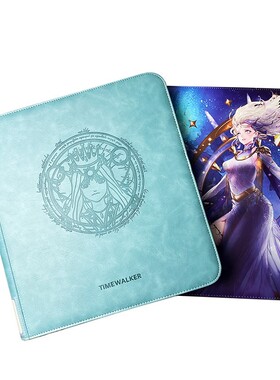 TW女神菲碧12格拉链全封闭九格卡册游戏王万智牌牌本PTCG收藏册WS