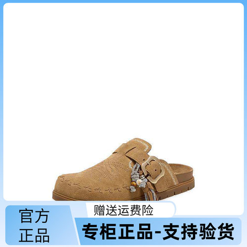 思加图2026春季新款琥珀假日勃肯鞋复古半拖外穿拖鞋女鞋EIM11AH6