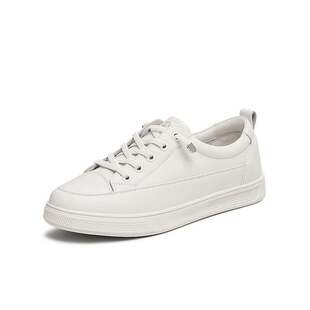 天美意百搭厚底小白鞋 女一脚蹬休闲鞋 2025春新款 BK631AM5 运动板鞋